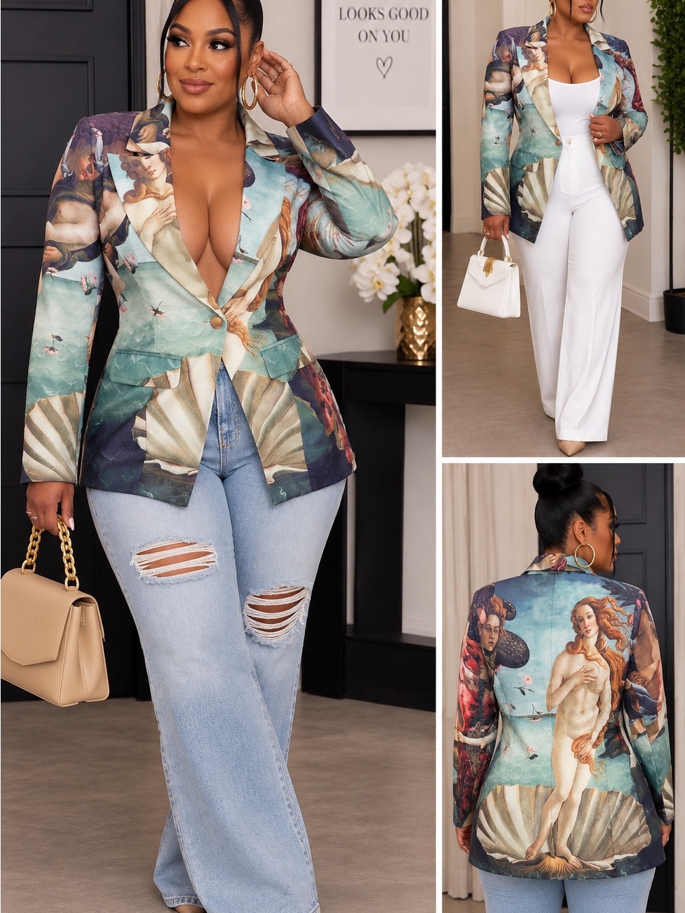 Ancient Art Blazer - Picture 3 of 9